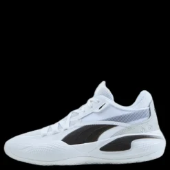 Puma Court Rider Team White- Black Vit Discount