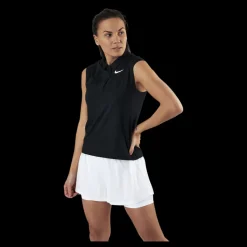 Nike Court Victory Polo White/Black Svart Best
