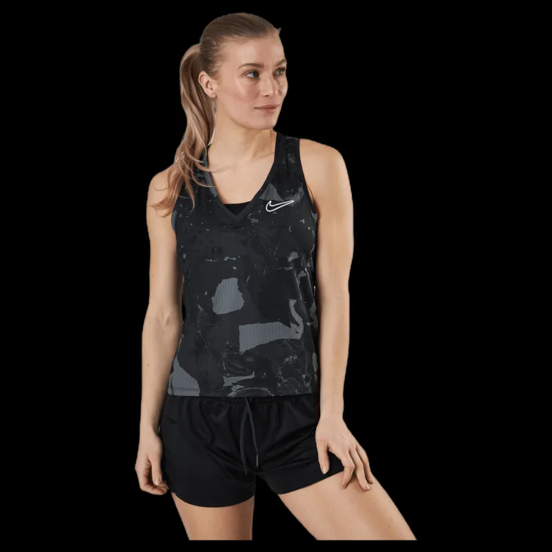 New Nike Court Victory Tank White/Black Svart