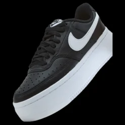 Nike Court Vision Alta Leather Wome Black/white Svart Clearance