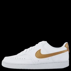 Nike Court Vision Low Next Nature Women's Shoes WHITE/METALLIC GOLD-WHITE Vit Hot