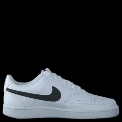 Best Nike Court Vision Low Next Nature Women's Shoes WHITE/BLACK-WHITE Blå