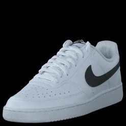 Best Nike Court Vision Low Next Nature Women's Shoes WHITE/BLACK-WHITE Blå