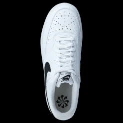 Nike Court Vision Low Next Nature Men's Shoes WHITE/BLACK-WHITE Vit och Svart