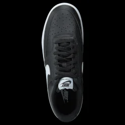 Online Nike Court Vision Low Women's Shoes BLACK/WHITE Grå