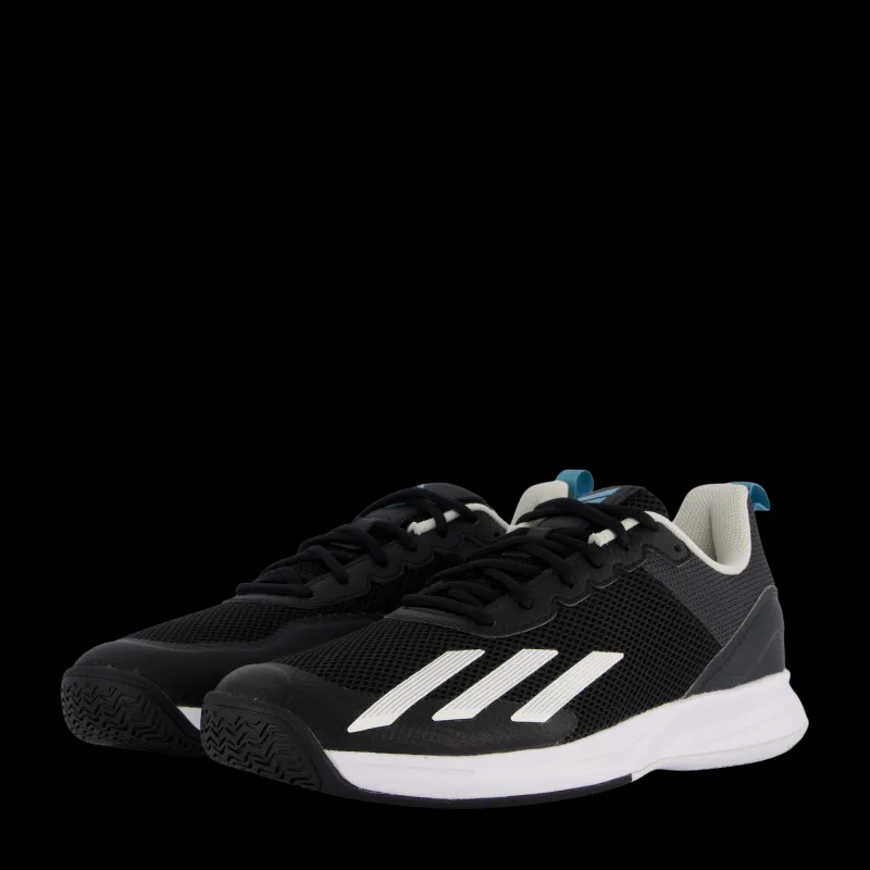 adidas Tennis Courtflash Speed White Svart Clearance