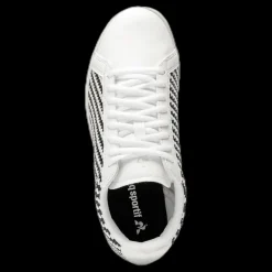 Le Coq Sportif CourtsetT W Woven White/Black Vit och Svart Online