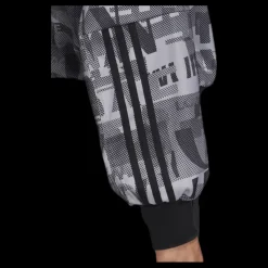 adidas Cover Up Jacket Black/Grey Discount