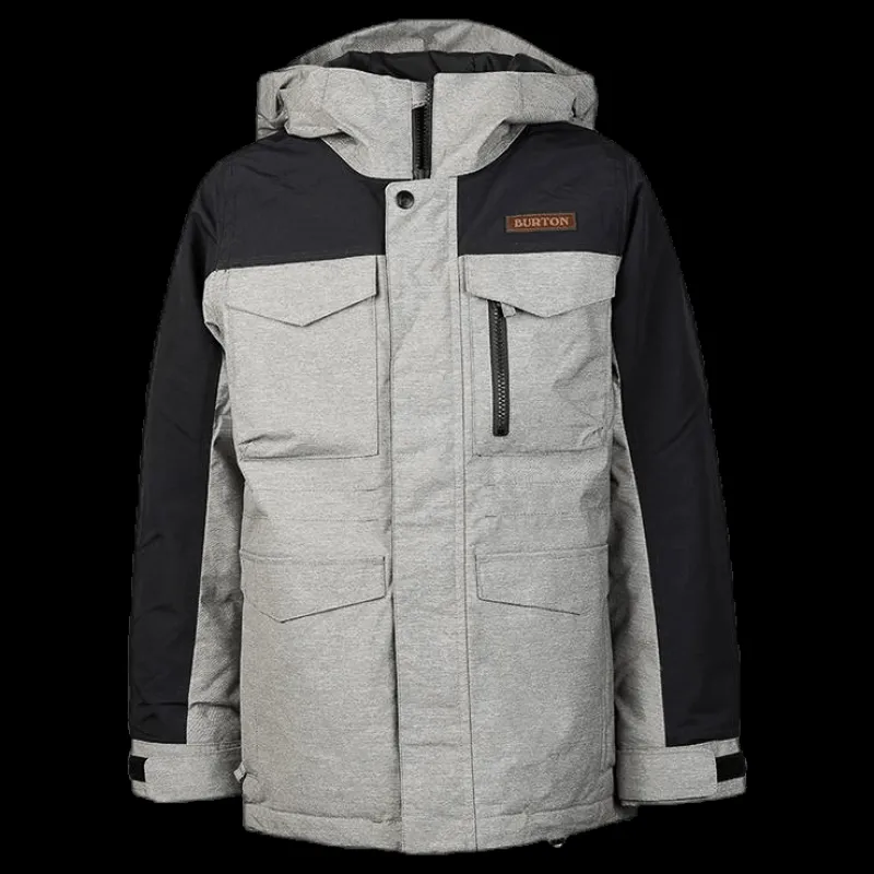 Burton Covert Jacket Youth Grey Grå Outlet
