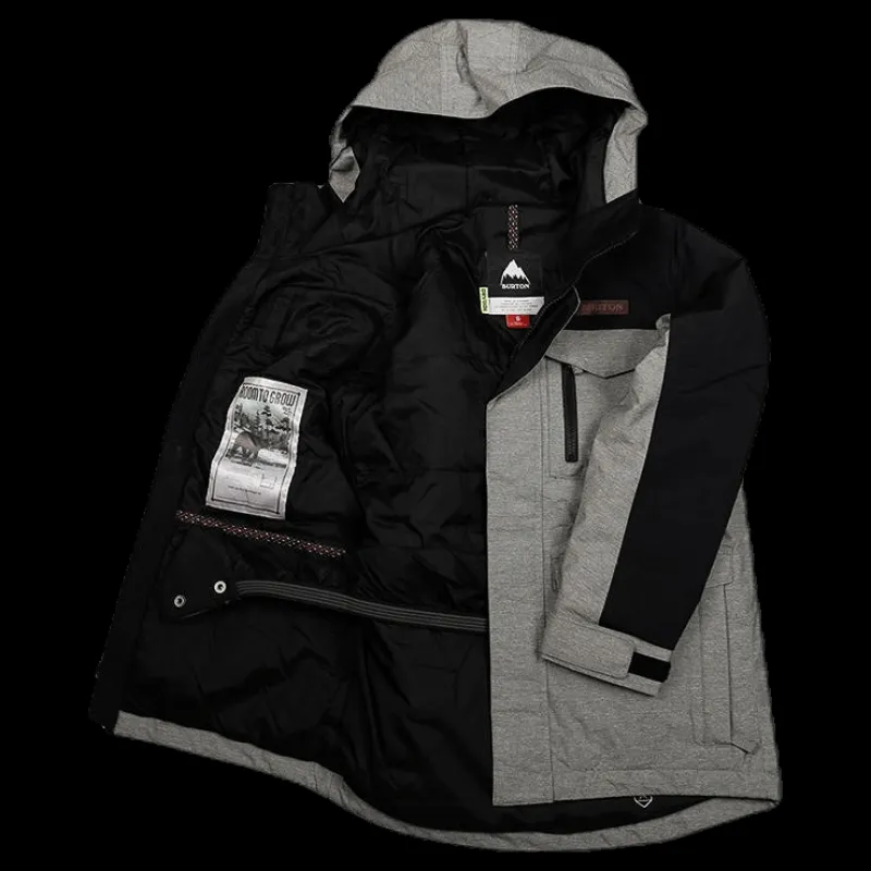 Burton Covert Jacket Youth Grey Grå Outlet
