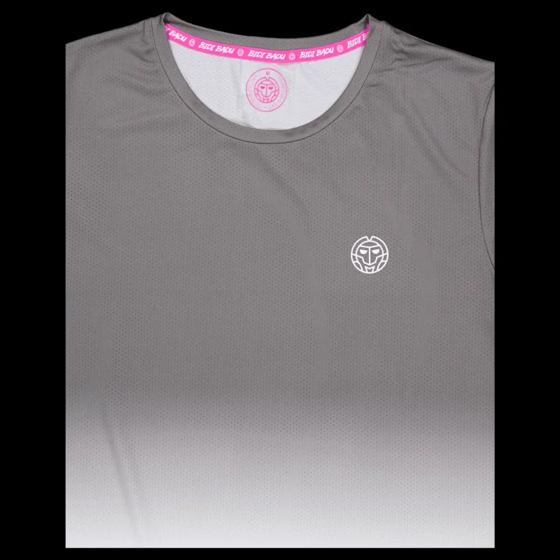 Bidi Badu Crew Gradiant Tee Grey/white Grå Sale