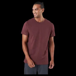 Best Bread & Boxers Crew Neck Regular Burgundy Röd