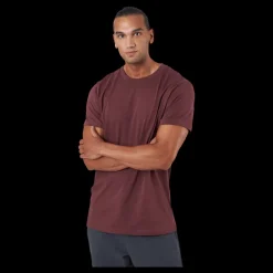 Best Bread & Boxers Crew Neck Regular Burgundy Röd