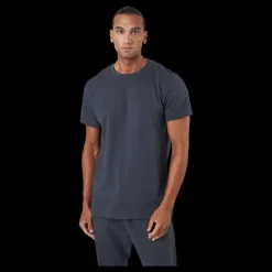 Bread & Boxers Crew Neck Regular Iron Grey Grå