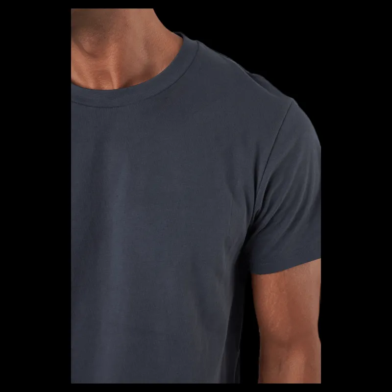 Bread & Boxers Crew Neck Regular Iron Grey Grå