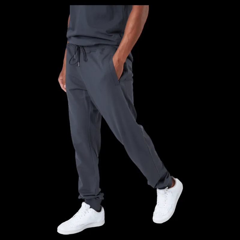 Bread & Boxers Crew Neck Regular Iron Grey Grå