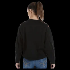 Puma Crew Sweat Black Svart Outlet