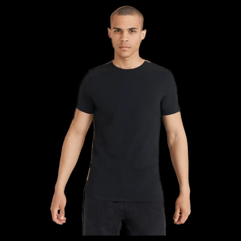 Bread & Boxers Crew-Neck Svart Best