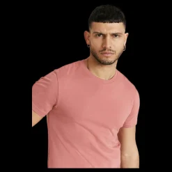Bread & Boxers Crew-Neck Cotton Rosa New