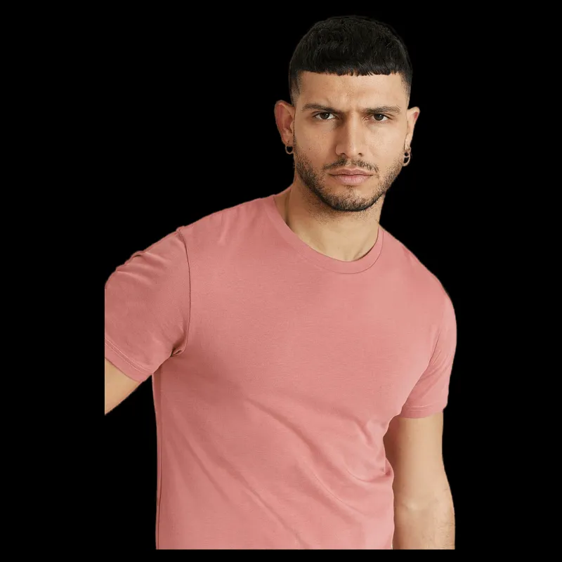 Bread & Boxers Crew-Neck Cotton Rosa New