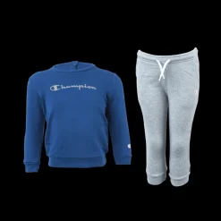 Champion Crewneck Suit Blue Blå Sale