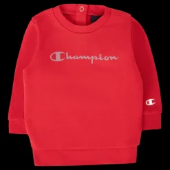 Champion Crewneck Suit Red Röd