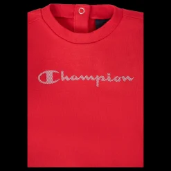 Champion Crewneck Suit Red Röd