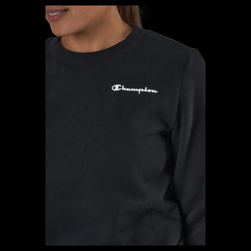 Clearance Champion Crewneck Sweatshirt Black Beauty Svart