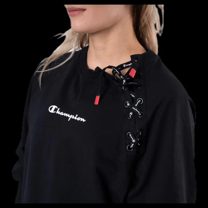 Champion Crewneck Sweatshirt Black Svart