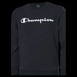 Discount Champion Crewneck Sweatshirt Black Beauty Svart