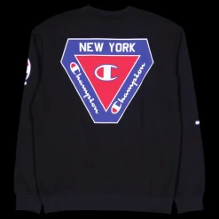 Champion Crewneck Sweatshirt Black Beauty Svart Discount