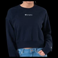 Discount Champion Crewneck Sweatshirt Blue Blå