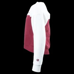 Best Champion Crewneck Sweatshirt Jr Pink/White Rosa och Vit
