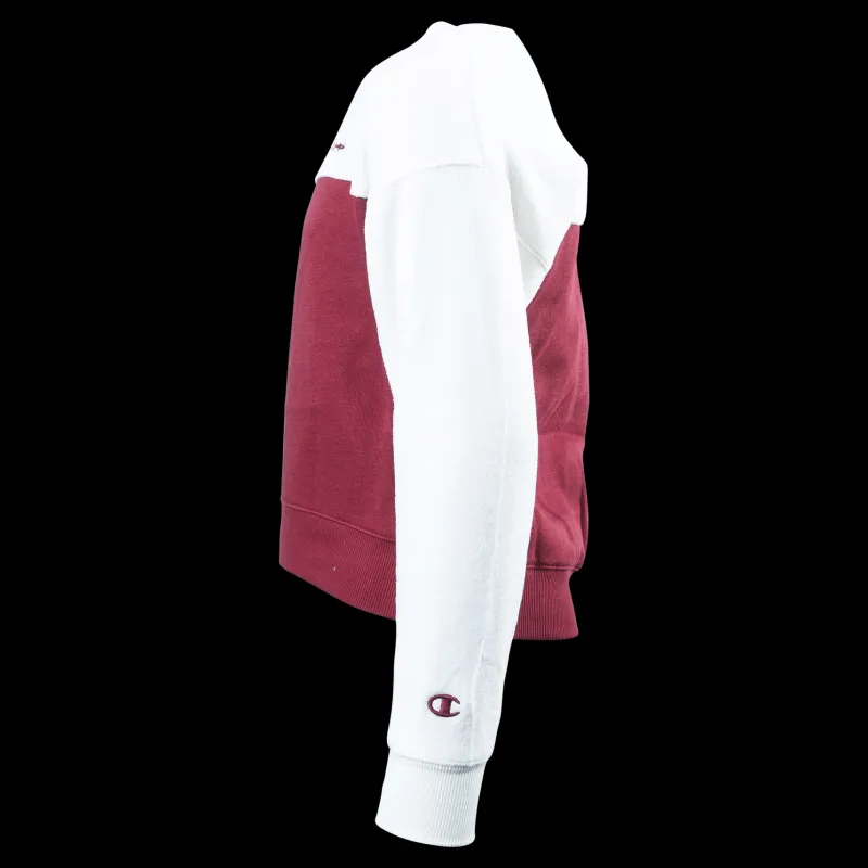 Best Champion Crewneck Sweatshirt Jr Pink/White Rosa och Vit