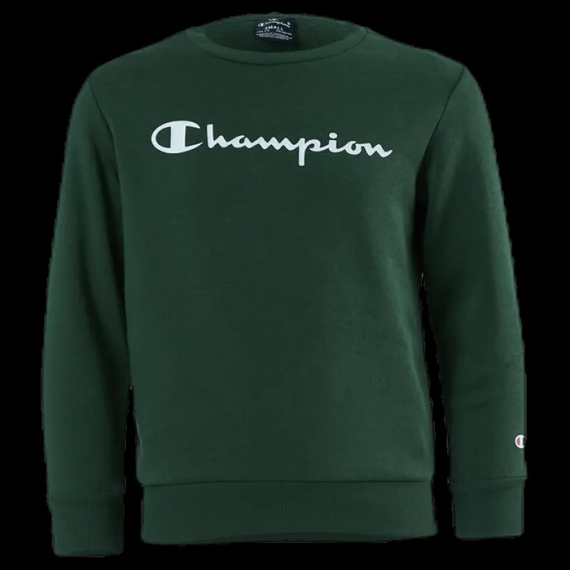 Clearance Champion Crewneck Sweatshirt Junior Green Grön
