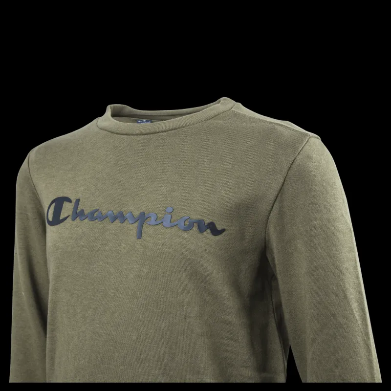 Champion Crewneck Sweatshirt Junior Green Grön Hot