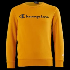 Champion Crewneck Sweatshirt Junior Yellow Gul