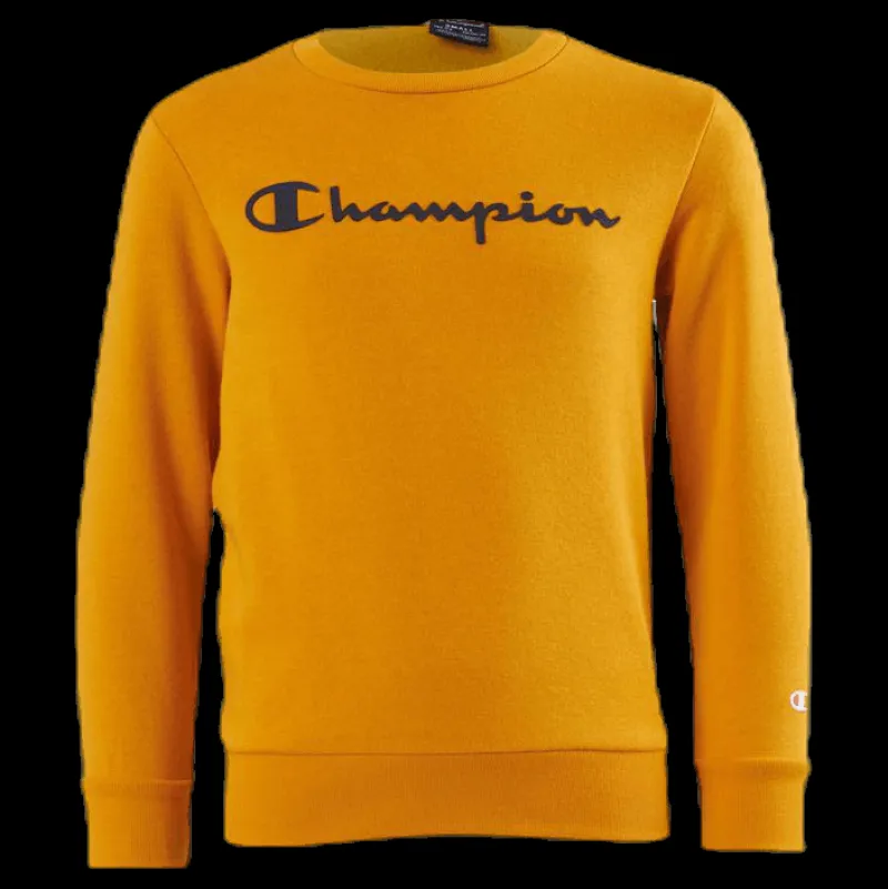 Champion Crewneck Sweatshirt Junior Yellow Gul