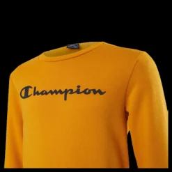 Champion Crewneck Sweatshirt Junior Yellow Gul