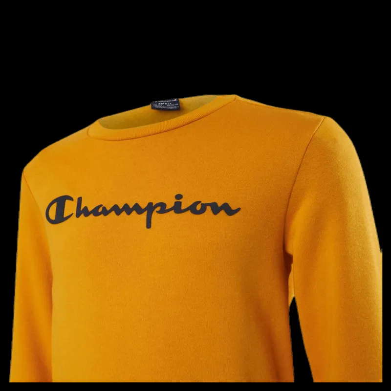 Champion Crewneck Sweatshirt Junior Yellow Gul