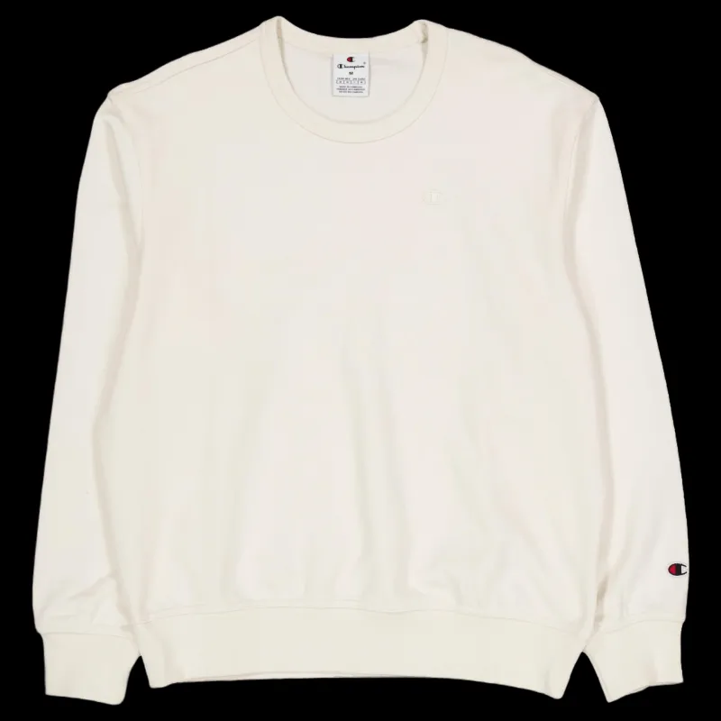 Champion Crewneck Sweatshirt Natural Nt Beige Clearance