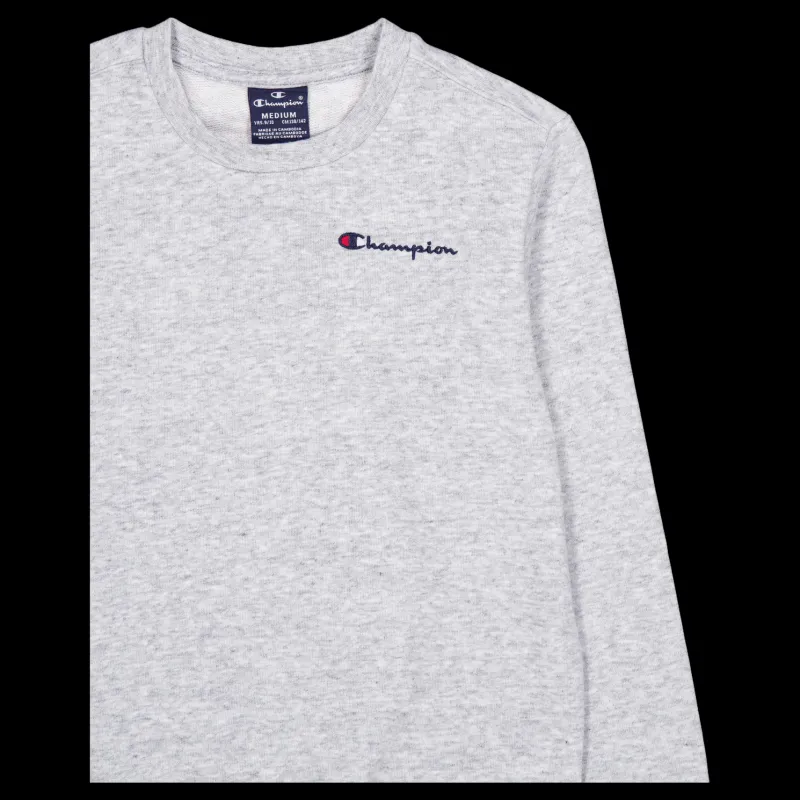 Clearance Champion Crewneck Sweatshirt New Oxford Grey Melange Grå