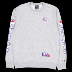 Discount Champion Crewneck Sweatshirt New Oxford Grey Melange Grå