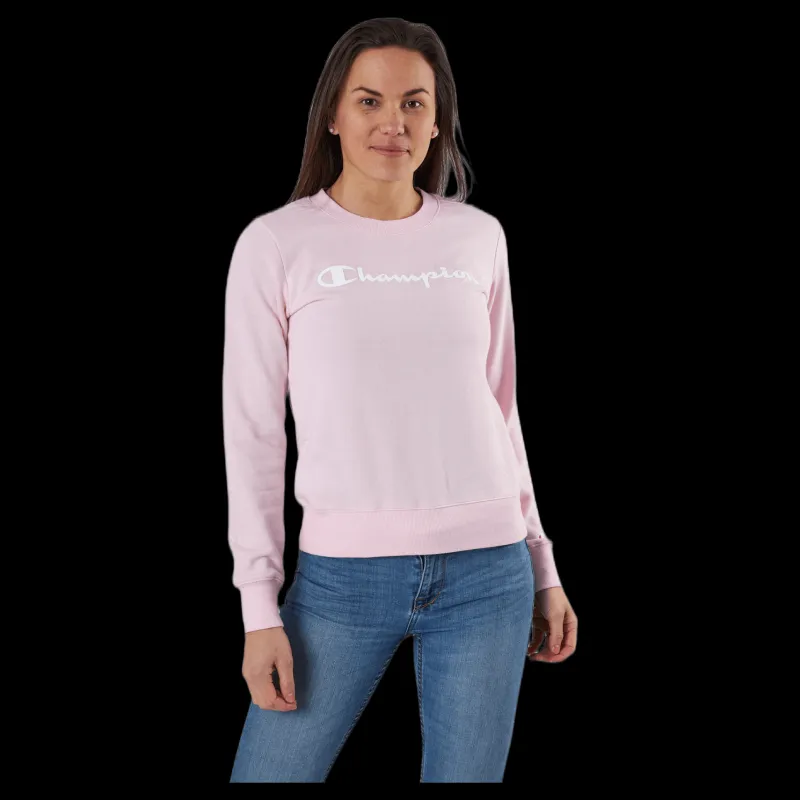 Champion Crewneck Sweatshirt Pink Rosa
