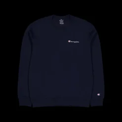 Champion Crewneck Sweatshirt Sky Captain Svart Outlet
