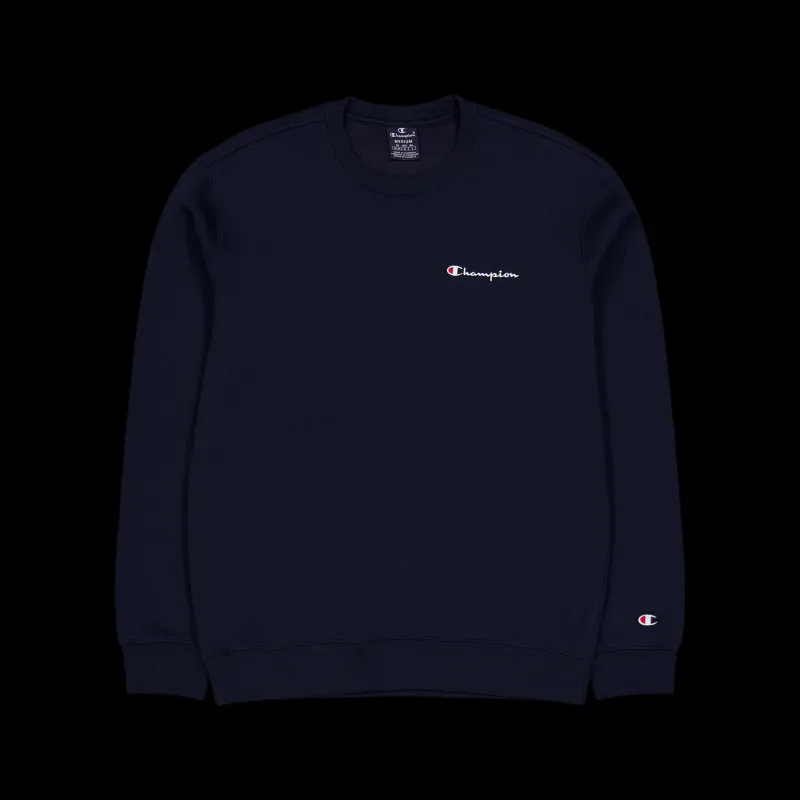 Champion Crewneck Sweatshirt Sky Captain Svart Outlet