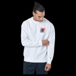 Champion Crewneck Sweatshirt White Vit New