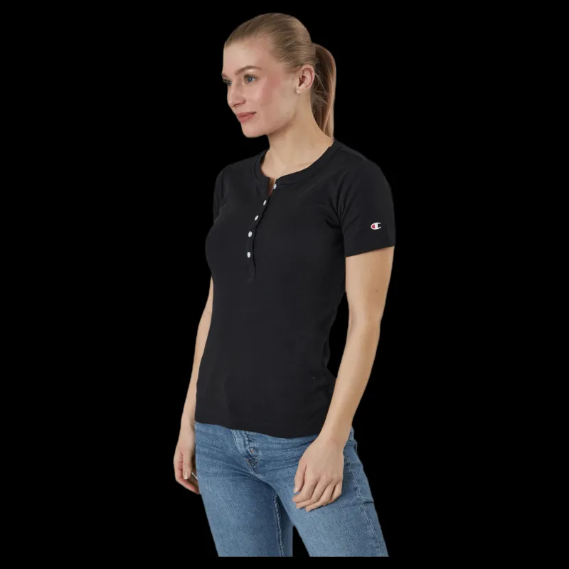 Clearance Champion Crewneck T-Shirt Black Svart