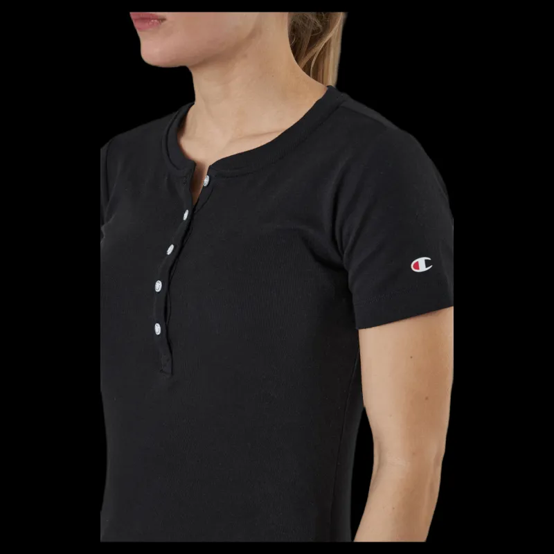 Clearance Champion Crewneck T-Shirt Black Svart