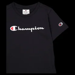 Champion Crewneck T-shirt Black Beauty Svart Outlet